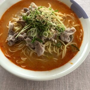 インスタントの坦々麺をさらに美味しく〜